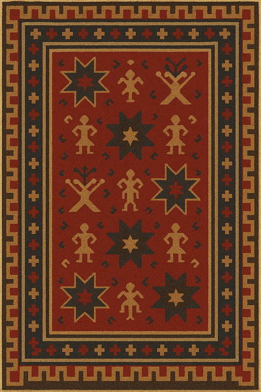 Elibel: Authentic Diyarbakır-Inspired Turkish Rug