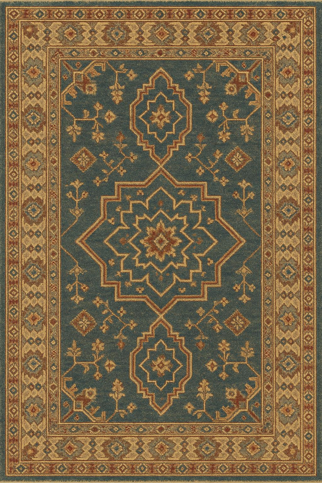 Kafkas: Authentic Kars-Inspired Turkish Rug