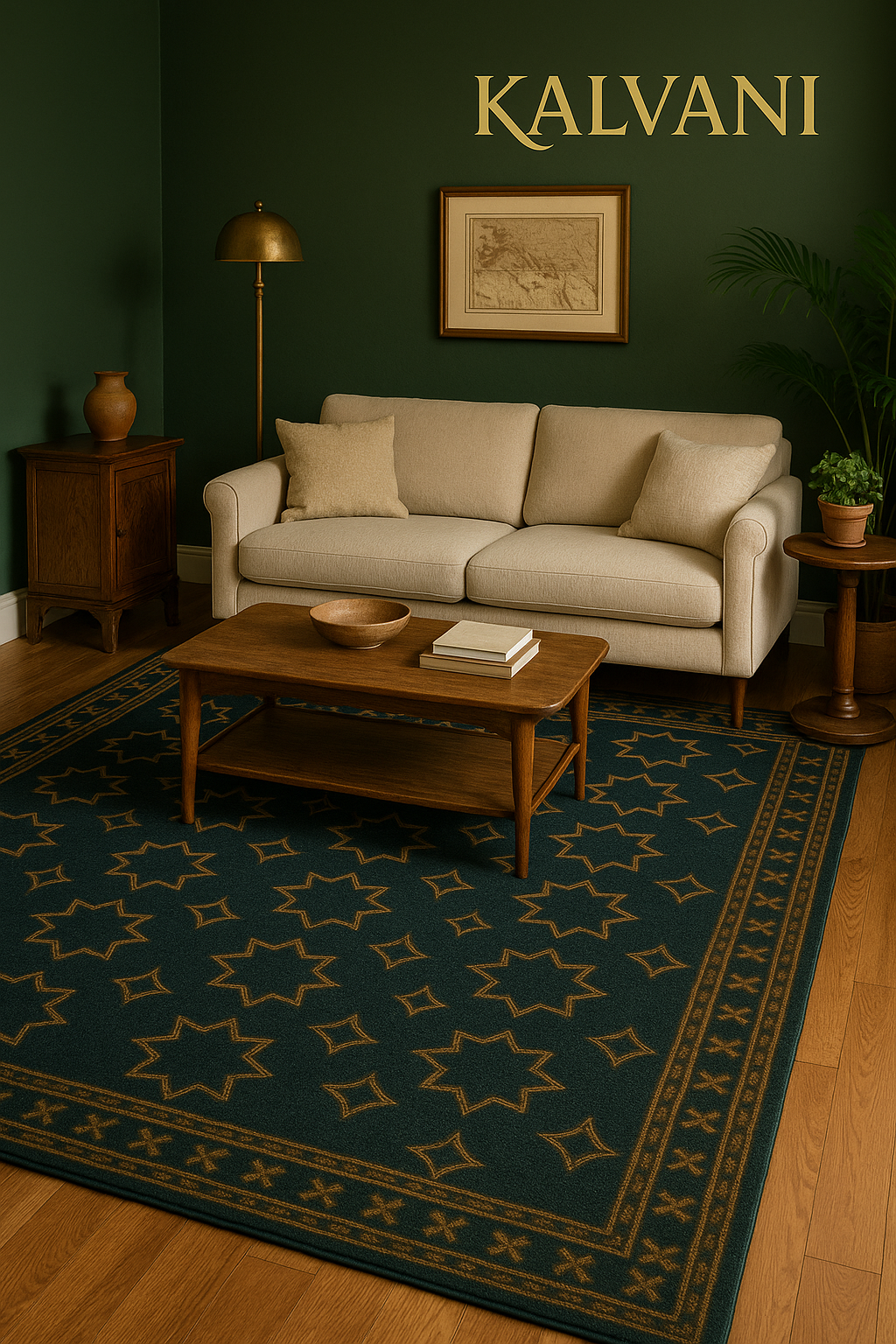 Mevlana: Authentic Konya-Inspired Turkish Rug