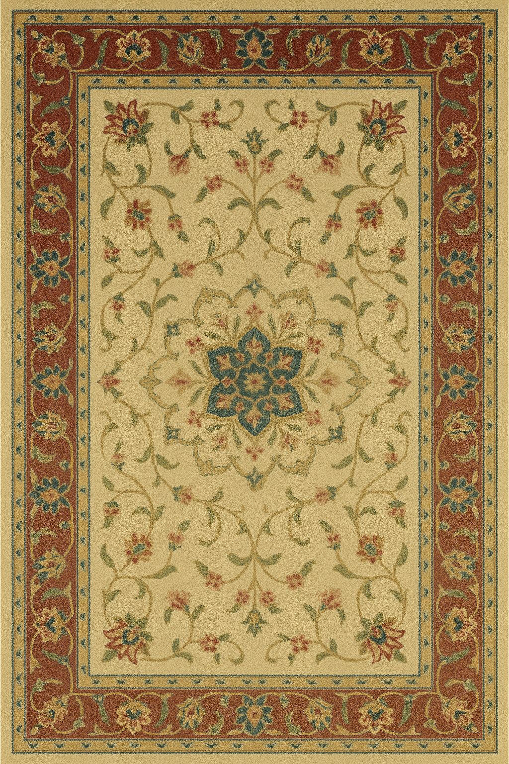 Nilufer: Authentic Kayseri-Inspired Turkish Rug – Kalvani