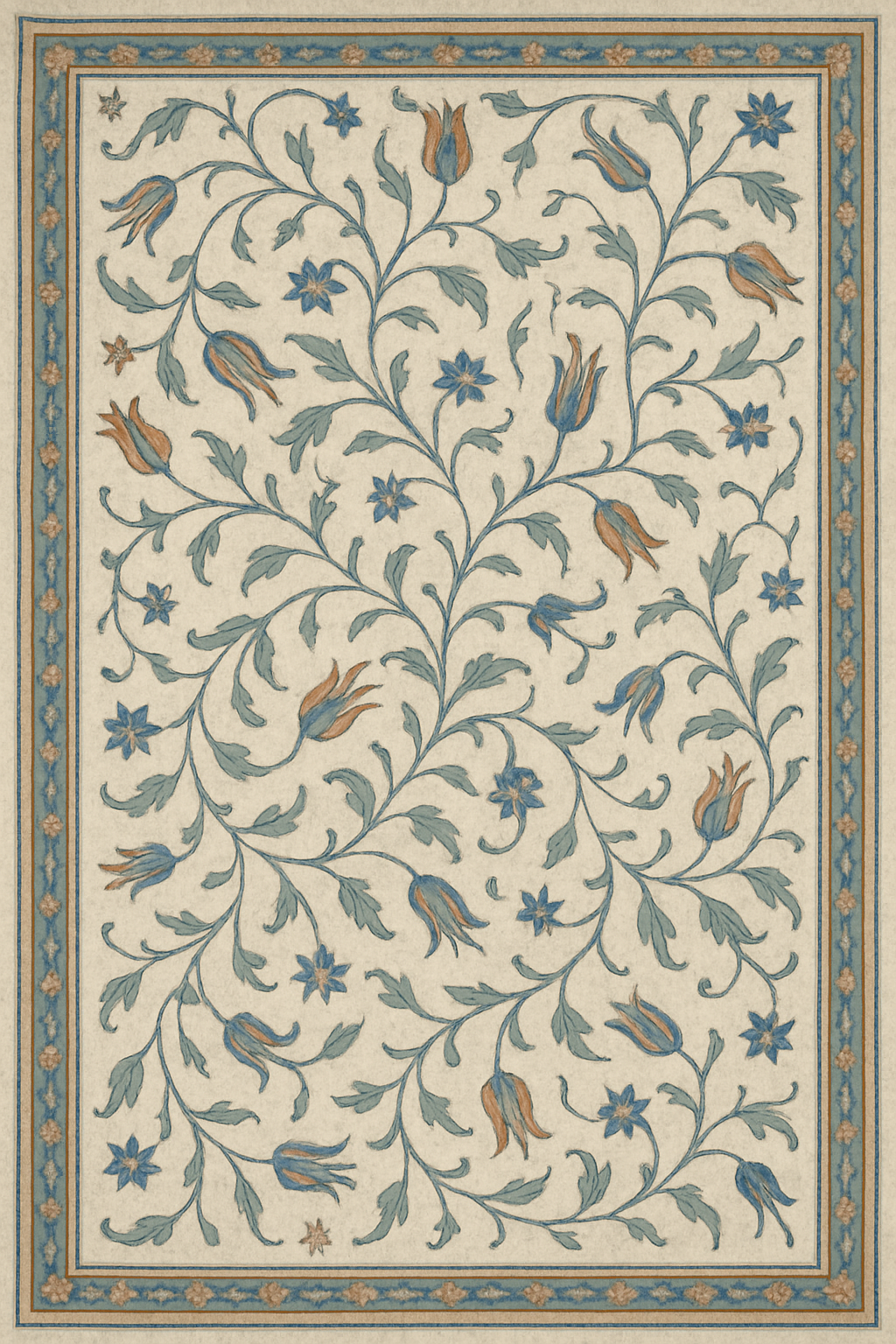 Zehra: Authentic Isparta-Inspired Turkish Rug – Kalvani