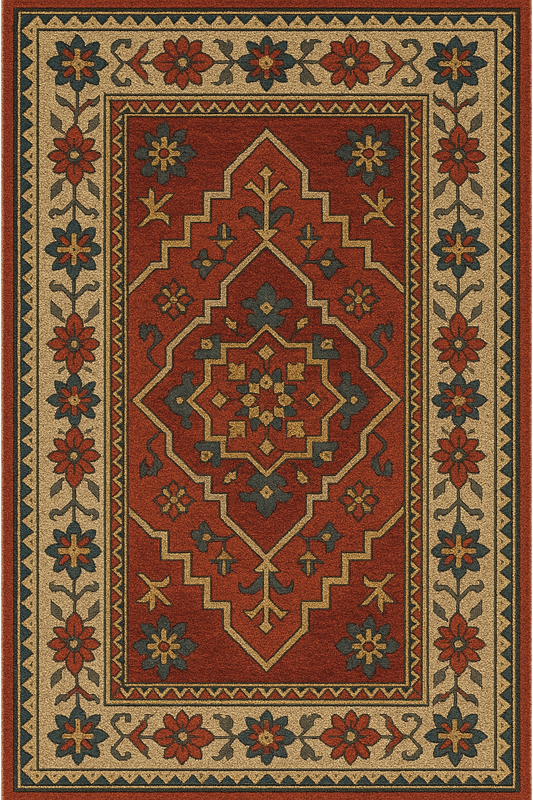 Topkapi: Authentic Istanbul-Inspired Turkish Rug